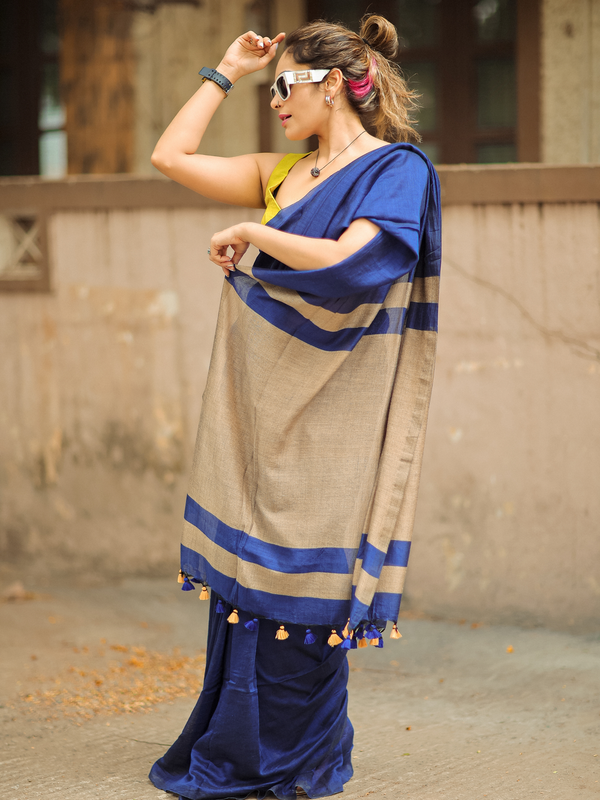 IndiGo love Pure khadi Cotton Saeee