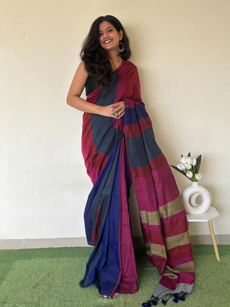 Mosam ke Rang Khadi Regular Saree