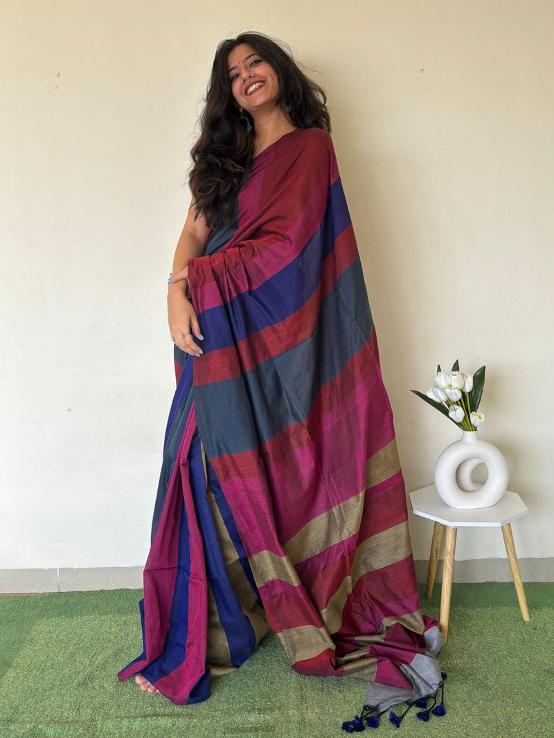 Mosam ke Rang Khadi Regular Saree