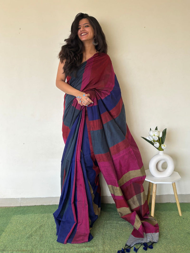 Mosam ke Rang Khadi Regular Saree