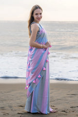 Millenniya Pure Khadi Cotton Saree